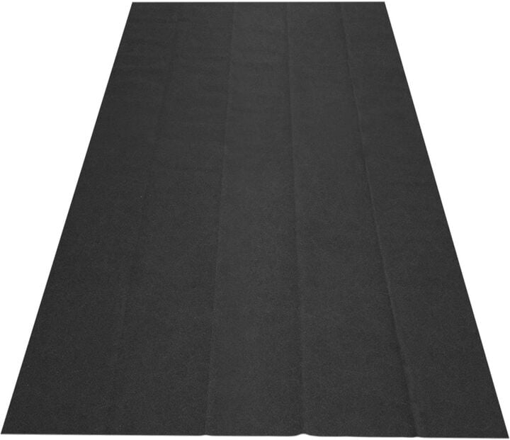 Auto Floor Guard 7 Ft 5 Inch x 17 Ft Utility Carpet Garage Floor Mat Black