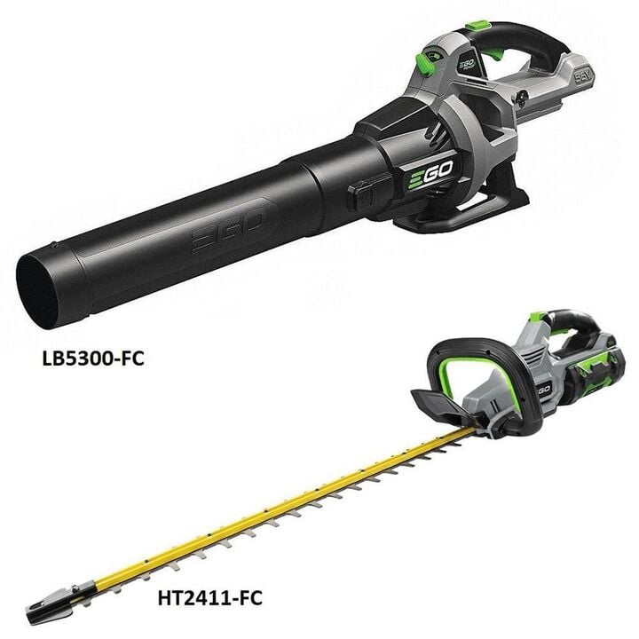 EGO Power+ 530 CFM Blower (Bare Tool) and Brushless Hedge Trimmer Kit Reconditioned Bundle, large image number 1