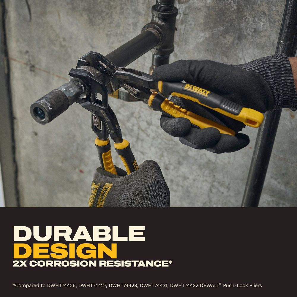 DEWALT 10 Inch Slidelock V Jaw Pliers, large image number 5