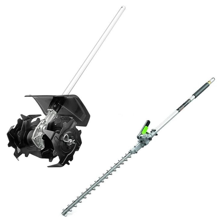 EGO Power+ 9.5 Inch Cultivator Attachment and Hedge Attachment Reconditioned Bundle