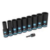 Spyder 1/2 Inch Drive SAE Deep Impact Socket Set with Adapter, 10 Pieces, small image number 1