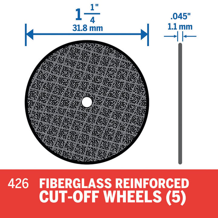 Dremel 20 pc. Reinforced Cut-Off Wheels, large image number 3