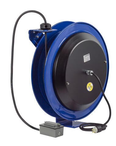 Coxreels Safety System Spring Driven Cord Reel 100' Duplex Rec