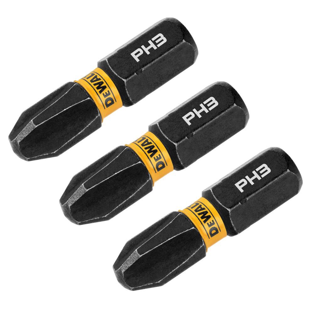 ダーデブル　インプ　3個セット　#2 DEWALT 1In Phillips #3 Flextorq 3 Pack DWAF1PH3IR3 - Acme Tools