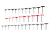 Tekton Flat End Hex Star T Key Set 5/64 - 3/8 Inch 2-10 mm T6-T50, small image number 1