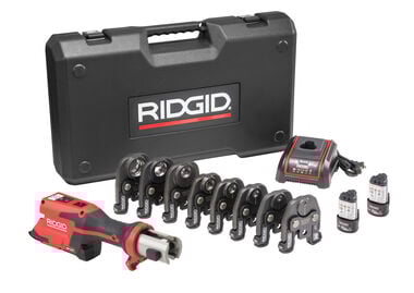 Ridgid RP 251 Press Tool Battery Kit with RLS Jaws (1/4 Inch - 1-3/8 Inch)