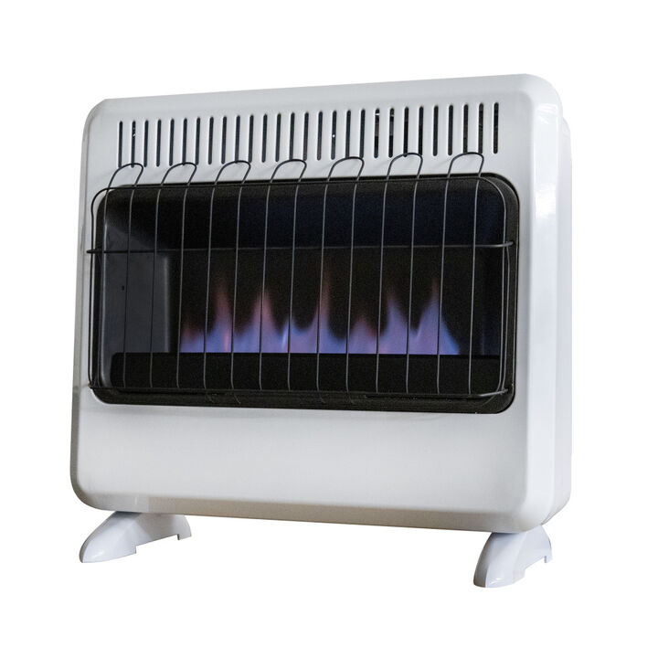 Heatstar 30000 BTU Vent Free Blue Flame Propane Heater with Thermostat and Blower