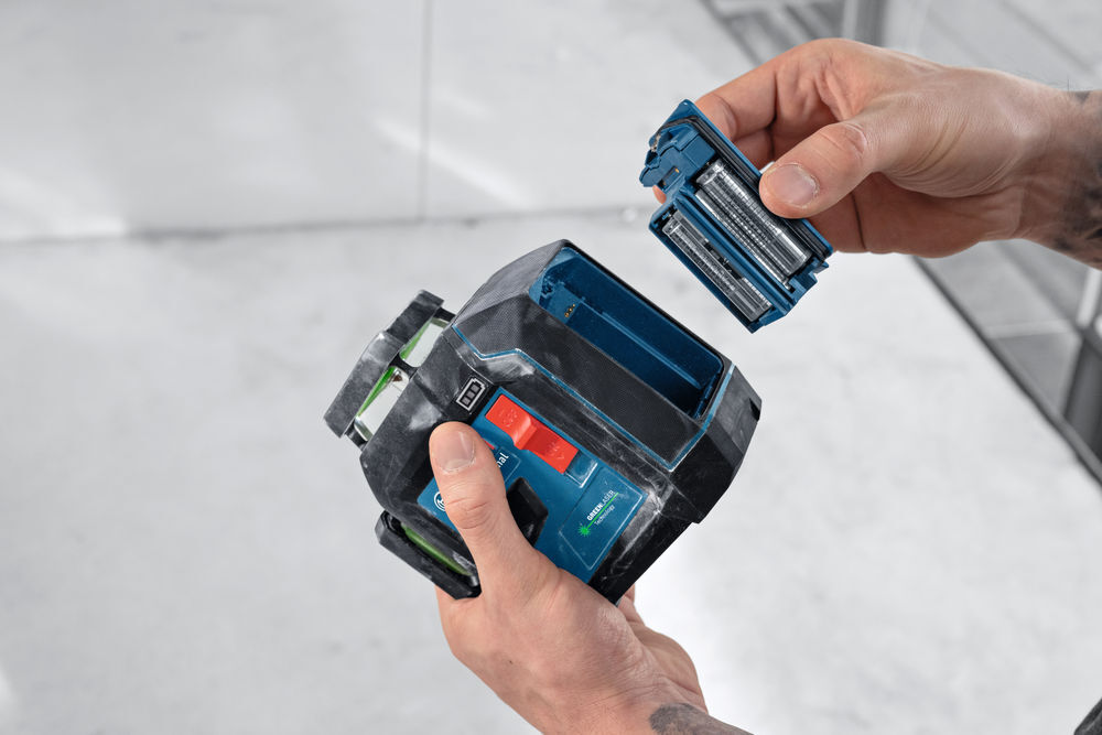 Bosch 3.7V 360-Degree Green-Beam Three-Plane Leveling and Alignment Laser, Reconditioned, large image number 6
