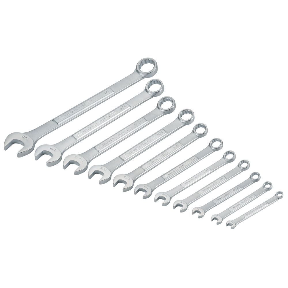 CRAFTSMAN SAE Raised-Panel Combination Wrench Set, 11 Piece, large image number 2