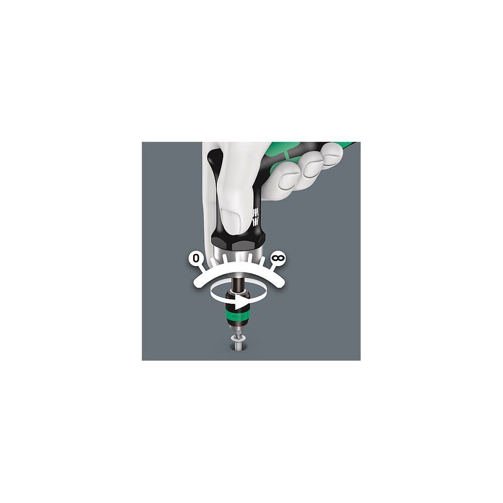 Wera Tools 1/4 Inch Hex Drive Torque Screwdriver with Pre-Set & Pistol Handle, large image number 5
