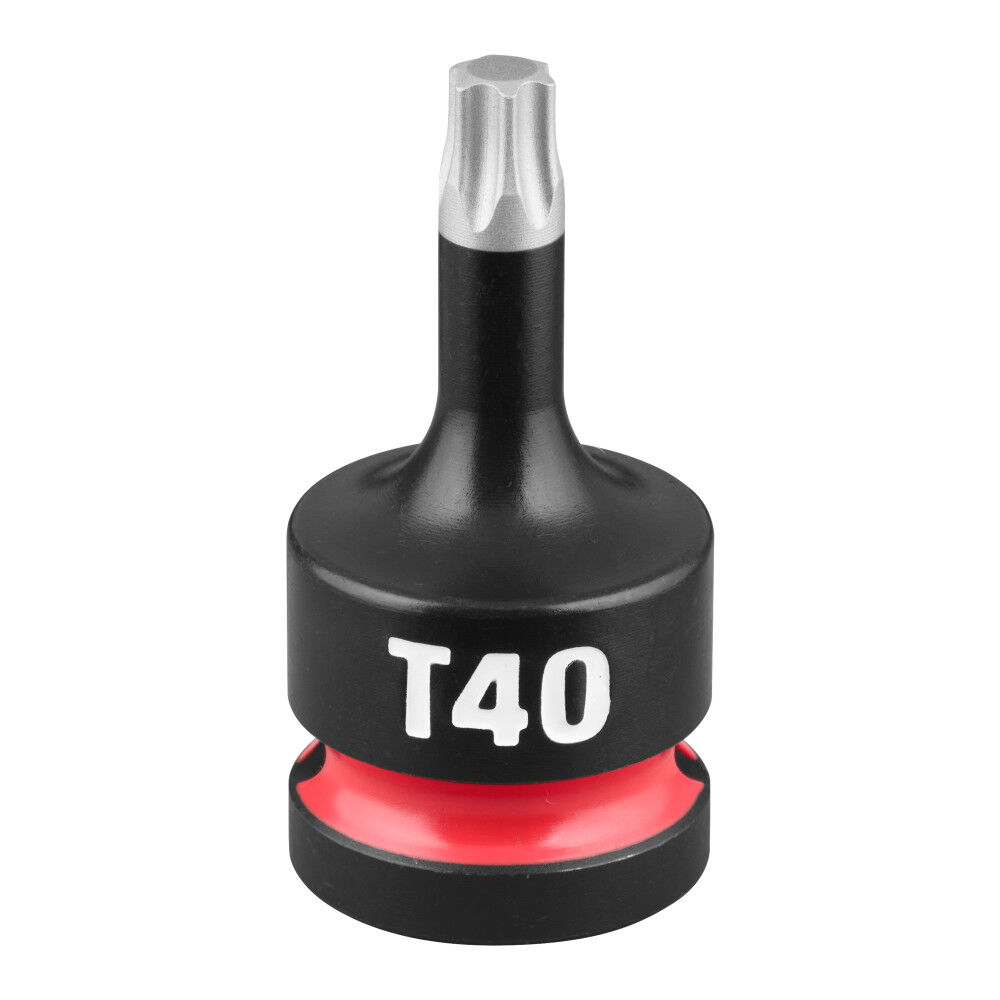 Milwaukee SHOCKWAVE Impact Duty 1/2 Inch Drive 2 Inch Torx T40 Bit Socket - 49-66-7357
