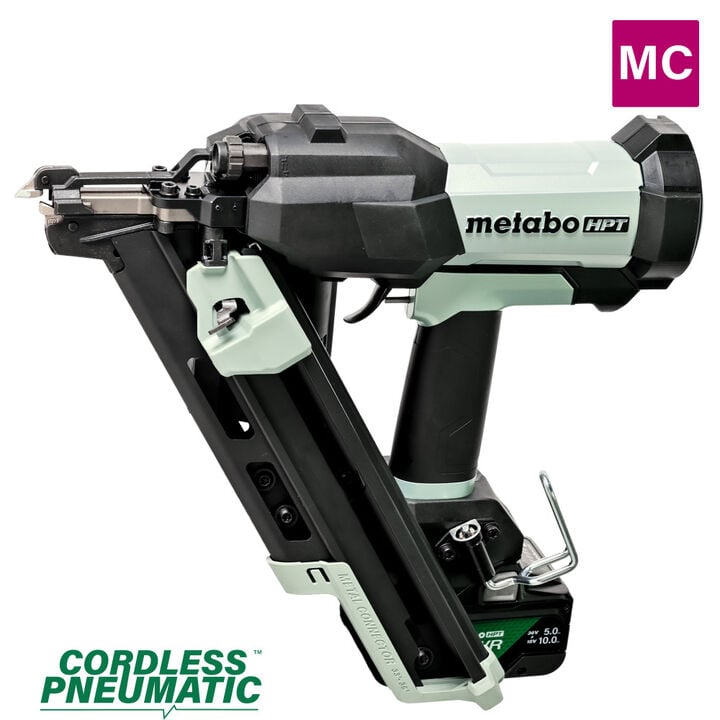 Metabo HPT Cordless Pneumatic 18V Metal Connector Nailer Kit, large image number 2