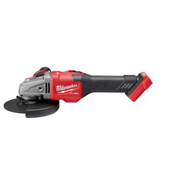 Milwaukee M18 FUEL 4-1/2 in.-6 in. Lock-On Braking Grinder with Slide Switch (Bare Tool)