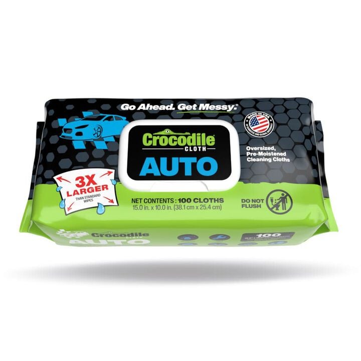 Crocodile Cloth Auto Huge Cleaning Cloths 1 Pack/100 Cloths