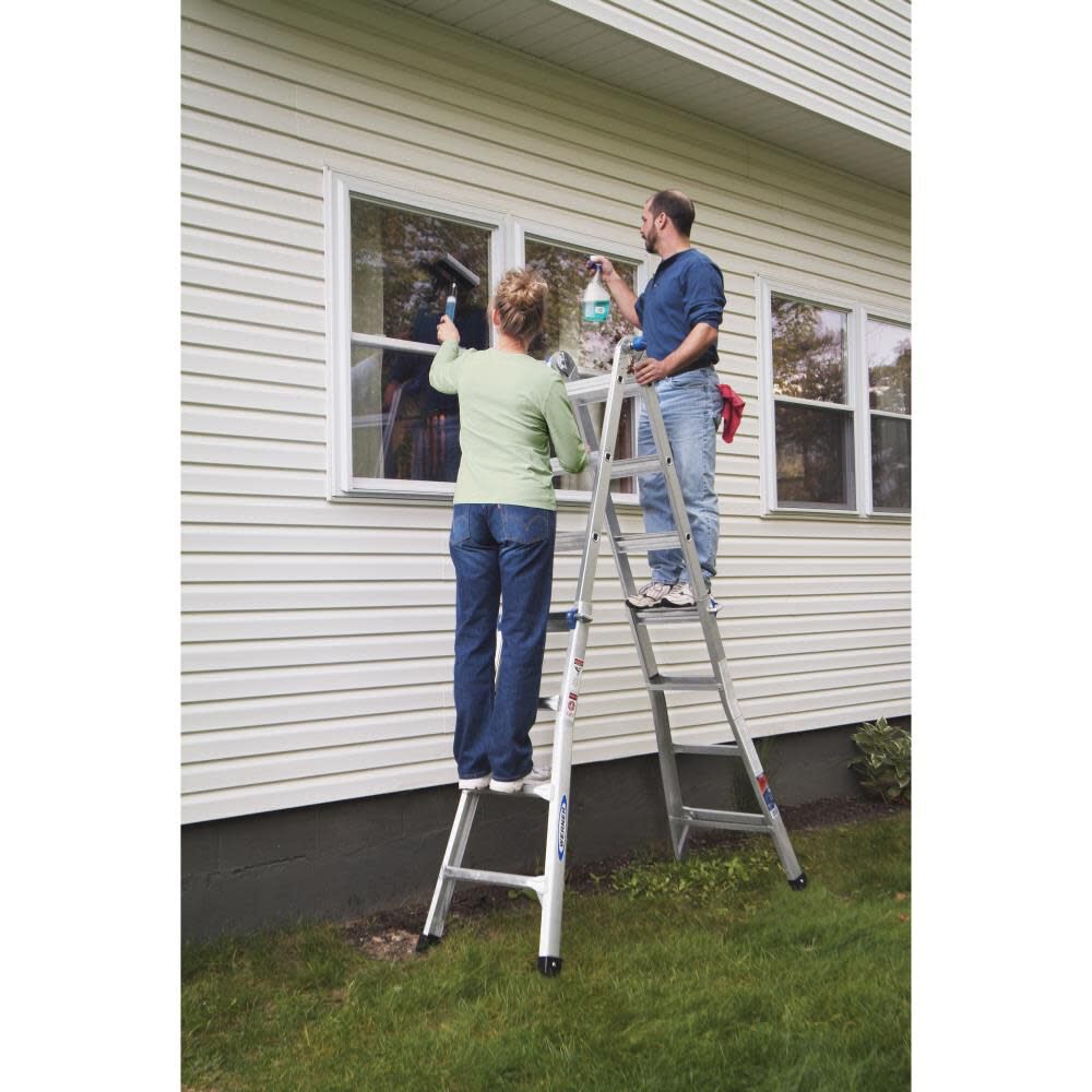 Werner 18 Ft. Reach Height Type IA Aluminum Multi Position Ladder