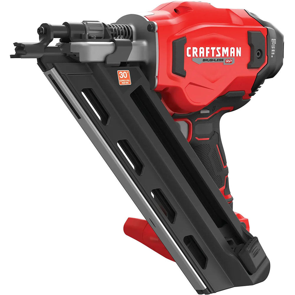CRAFTSMAN V20 BRUSHLESS RP 30 Degree Framing Nailer (Bare Tool) - CMCN630PTB
