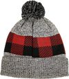 Eskimo Alpine Knit Hat, Gray/Red, small