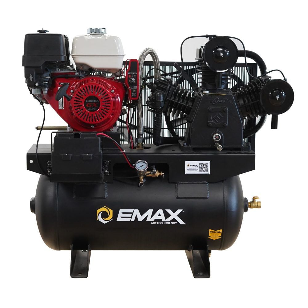 EMAX 30 Gallon 175 PSI Gas Driven Air Compressor with Maintenance Kit, large image number 5