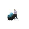 Justrite Black Spill Containment Drum Caddy for 55 Gallon Drums, small image number 1