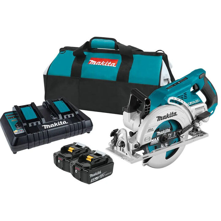 Makita Promotional X2 LXT 18V Rear Handle 7-1/4 Inch Circular Saw Kit
