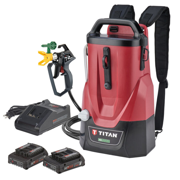Wagner Titan ControlMax 1650 18V High Efficiency Airless Cordless Paint & Stain Sprayer Kit