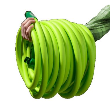 Flexzilla 5/8in x 100' ZillaGreen garden hose with 3/4in GHT ends, large image number 2