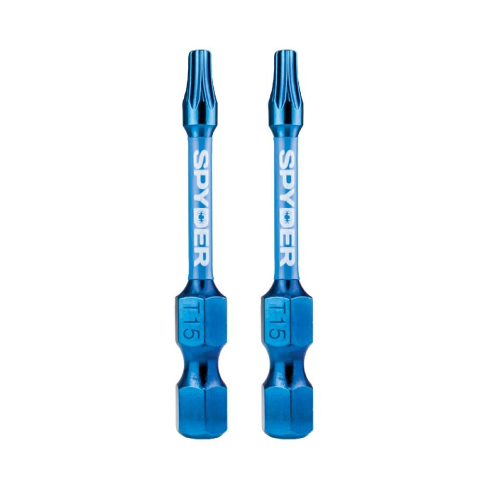 Spyder 2 Inch T15 Impact Driver Bit, 2 Pieces, large image number 1