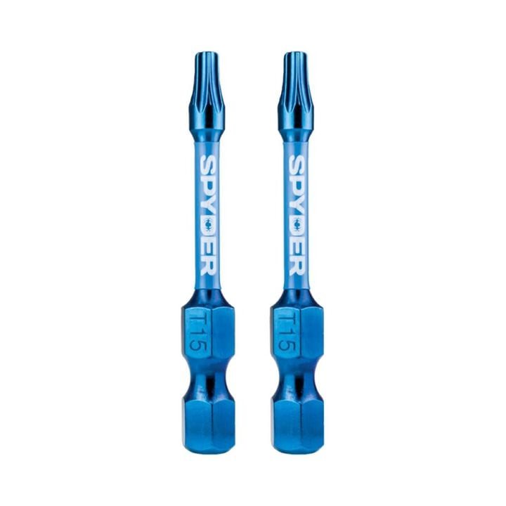 Spyder 2 Inch T15 Impact Driver Bit, 2 Pieces