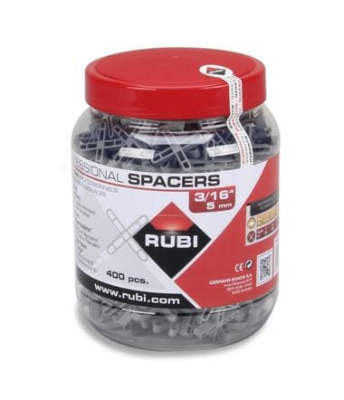 Rubi Tools T Spacers 3/16 In. -(JAR-400 u.)