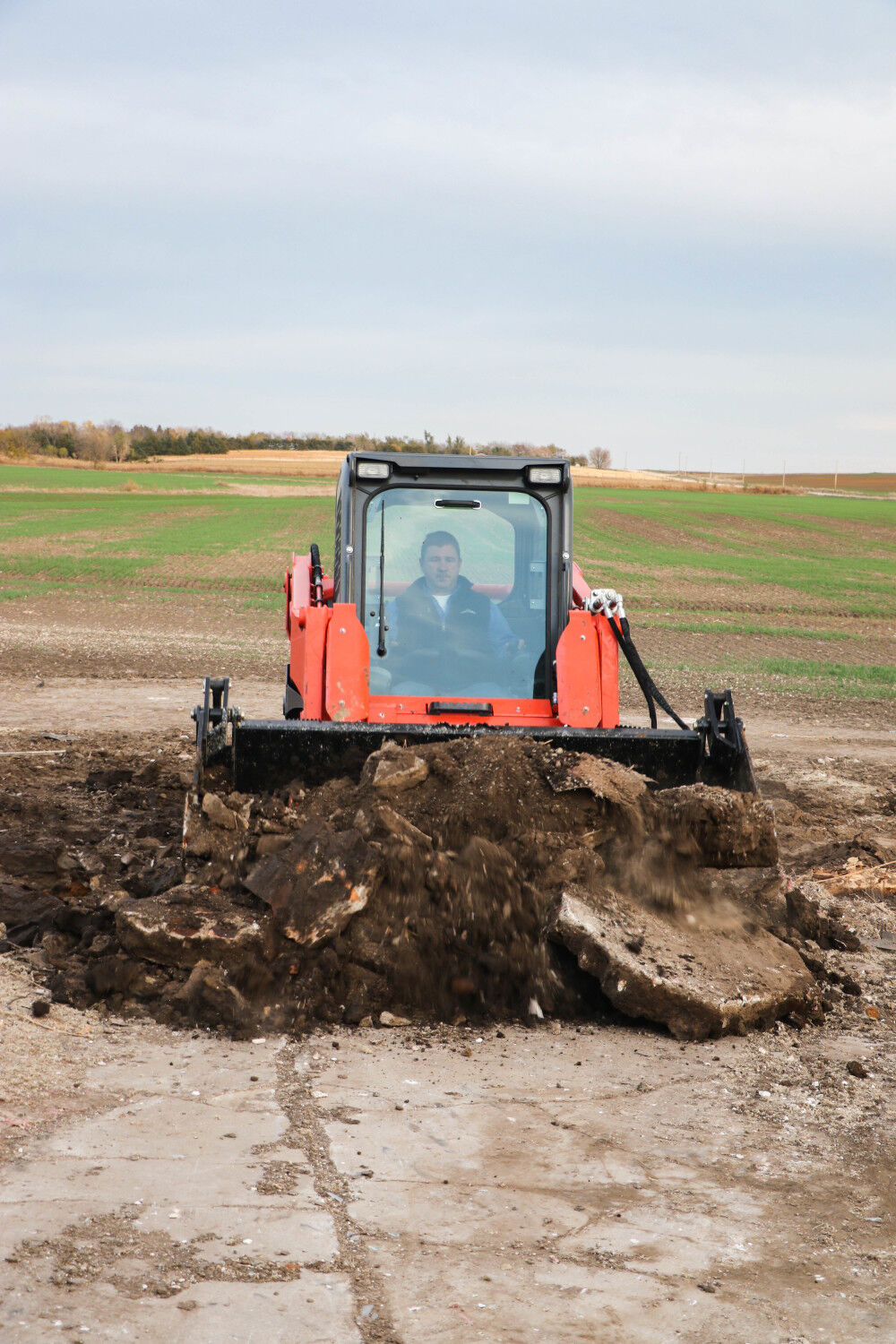 Land Pride 74 Inch 4-in-1 Combination Skid Steer Bucket for