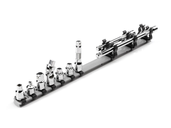 Tekton 3/8 Inch Drive Extension and Accessory Set with Rail 9 Piece, large image number 0