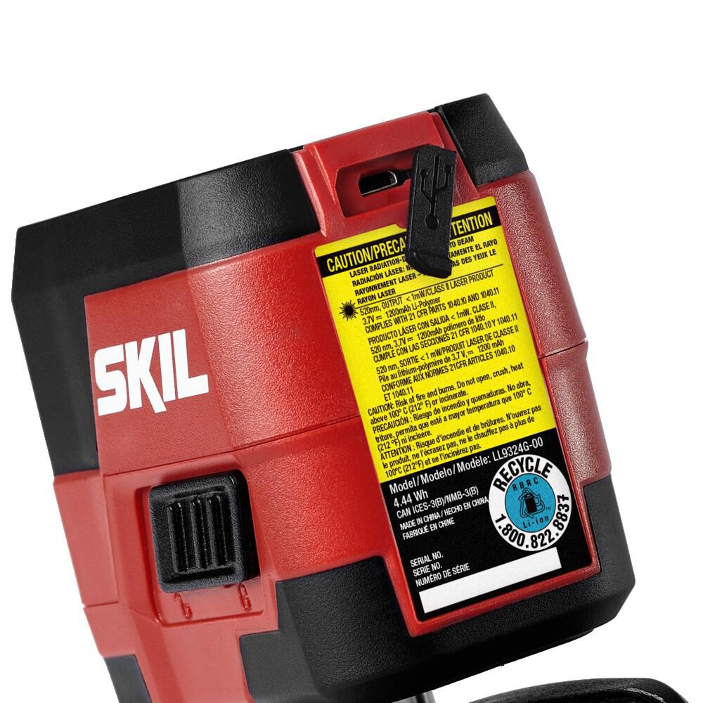 SKIL Green Cross Laser Level Self Leveling with Clamp, large image number 3
