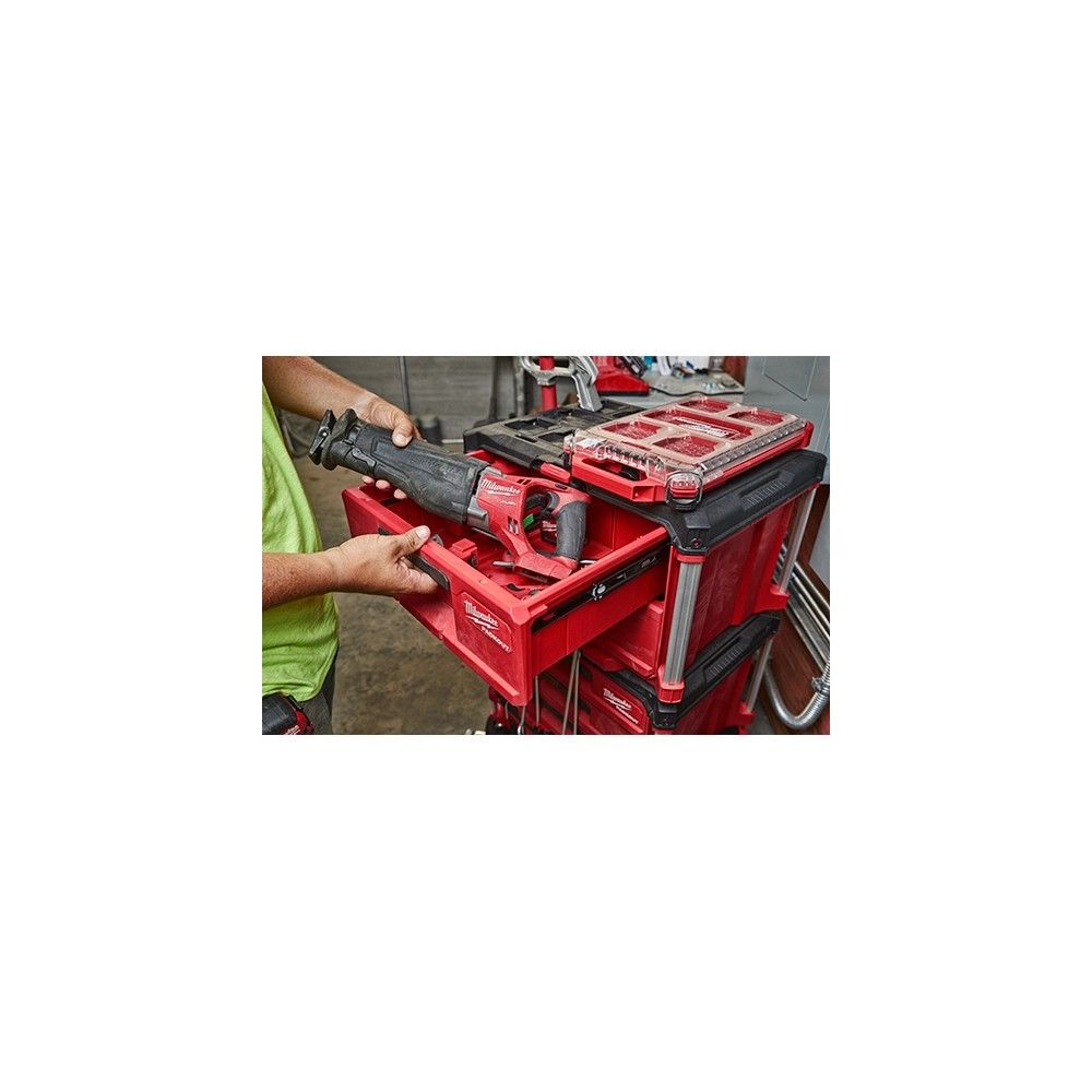 Milwaukee M18 Wrench Kit, 31-Piece Socket Set, 2-Drawer Tool Box Bundle, large image number 12