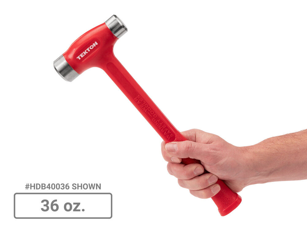 Tekton Flat Steel Face Dead Blow Hammer Set, 5 Pieces (26, 36, 43, 47, 50 oz), large image number 4