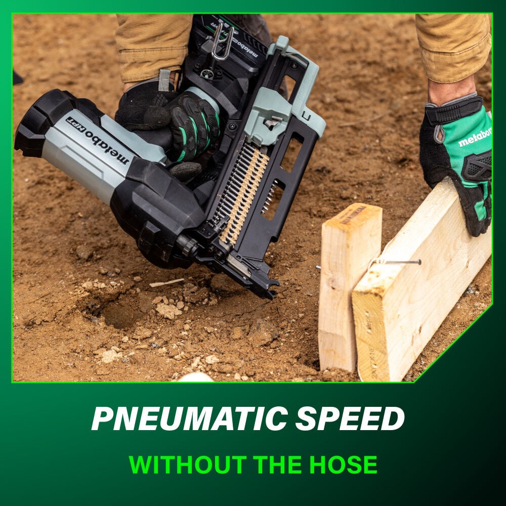 Metabo HPT Cordless Pneumatic 18V Duplex Forming Nailer Kit, large image number 10