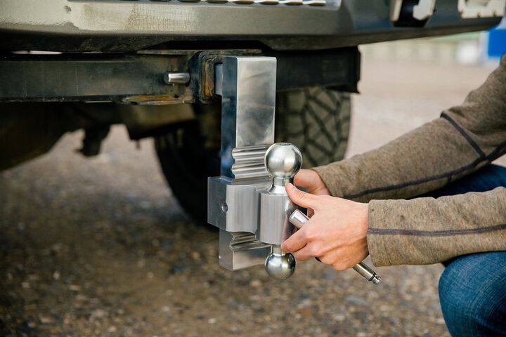 Andersen Hitches 6in Rapid Hitch Aluminum Adjustable Ball Mount, large image number 3