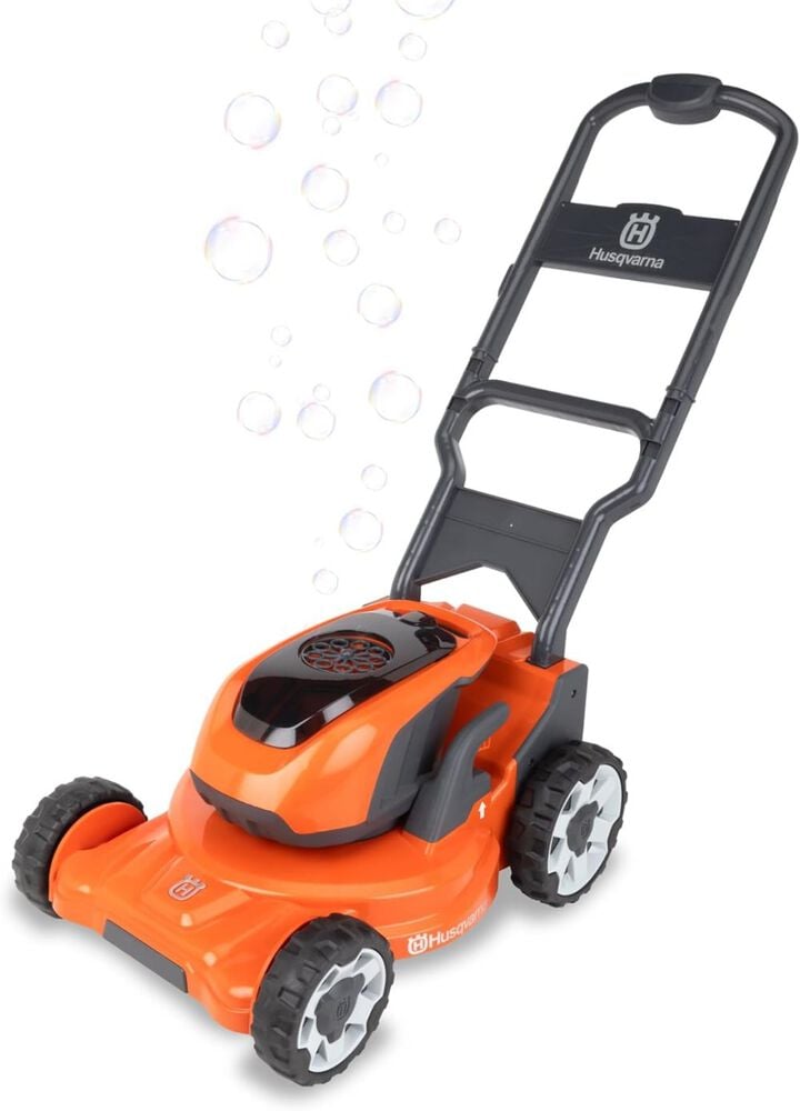 Husqvarna Lawnmower Toy with Bubble Blower