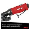 AIRCAT 1 HP 4-1/2 Inch Pneumatic Angle Grinder with Spindle Lock, small image number 4