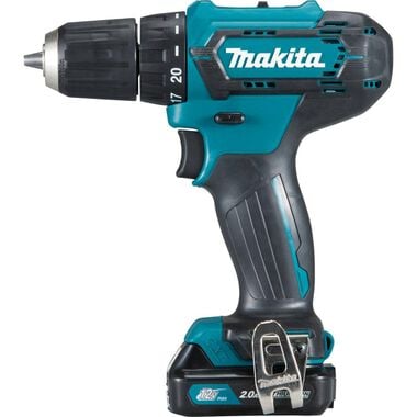 Makita 12V Max CXT Lithium-Ion Cordless 3/8 In. Driver-Drill Kit (2.0Ah), large image number 7