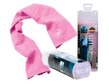 Ergodyne Chill-Its 6602 Evaporative Cooling Towel - Pink, large image number 0