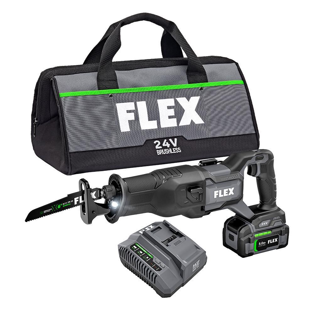 FLEX 24V Reciprocating Saw Kit, large image number 1