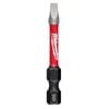 Milwaukee SHOCKWAVE 2inch Impact Square Recess #3 Power Bit, small