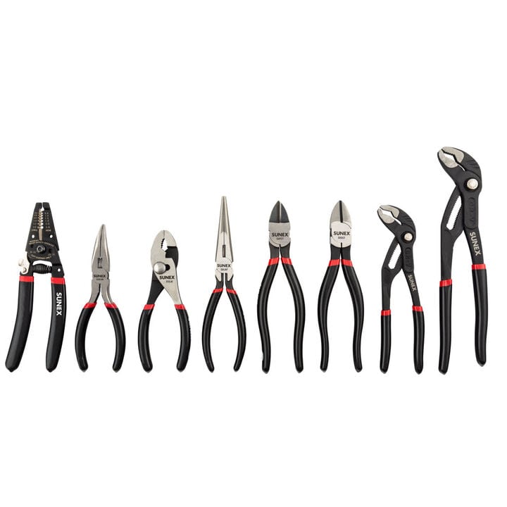 Sunex Pliers Set In EVA Foam Storage Tray 8 Pieces