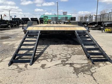 Doolittle Trailer Mfg 84in x 18' Equipment Trailer with Dove Tail 2022 Black, large image number 9