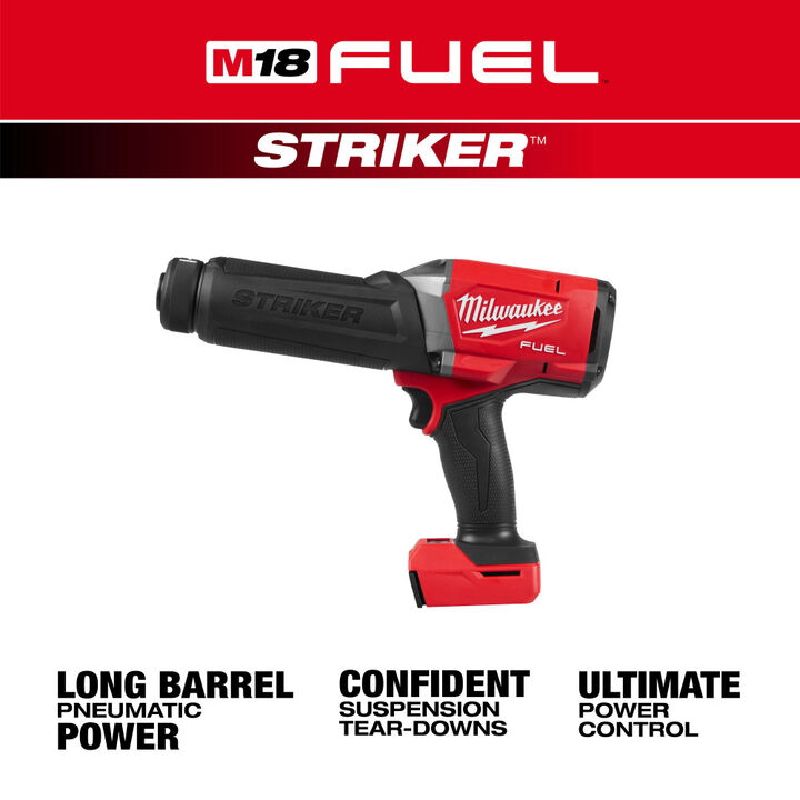 Milwaukee M18 FUEL STRIKER Hammer Chisel (Bare Tool) with Protective Boot, large image number 6