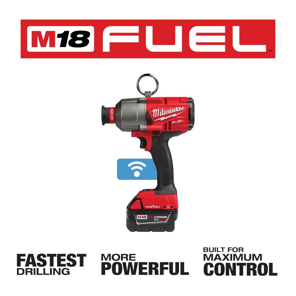Milwaukee M18 FUEL ONE-KEY 7/16In Hex Utility High Torque Impact Wrench Kit, large image number 3