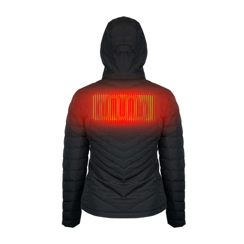 Mobile Warming 7.4V Crest Heated Jacket Womens Black Medium, large image number 4