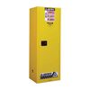 Justrite 22 Gallon Yellow Steel Manual Close Flammable Safety Cabinet, small image number 1