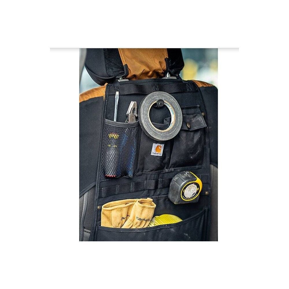 Carhartt Black Universal CORDURA Car Back Seat Organizer, large image number 4