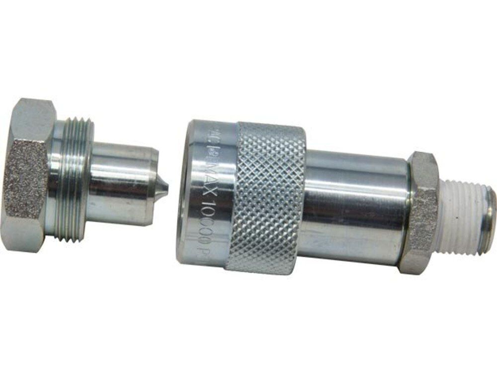 Enerpac 3/8 Inch NPTF High Flow Hydraulic Coupler Set, large image number 4